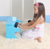 Wooden Mini Mechanical Piano 25 Keys Educational Music Instrument Upright with E0 Density Board 8kg Multi-color