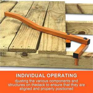 Outil de pliage et de redressage de terrasse, outil d'installation de plieuse de plaques, planches de terrasse composites, modèle H816 - Product Image 4