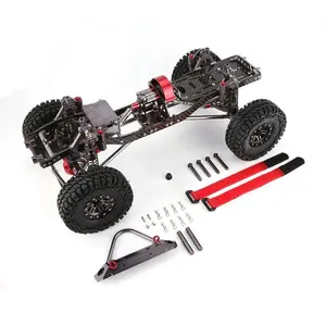 Fortified Wheelbase 4WD Rock Off-Road Assembled All Metal Chassis Set 313mm For 1/10 RC Crawler Truck SCX10 Rc Car Parts