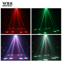 8 Yeux Araignée RVB DMX 8x10w LED Faisceau Tête Mobile Lumières pour Stage Dj Club Disco Bar Party