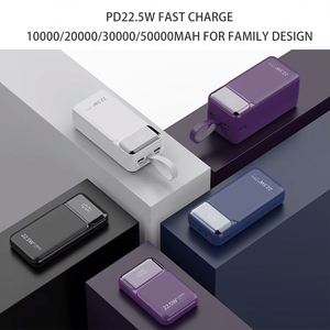 Pd22.5W Fast Charging 30000Mah Bank High Capacity Portable Mini Mobile Power Supply With Family Design Pd20w Charger Cable - Product Image 3