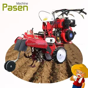 industrial Small scale Petrol Handpush Crawler Micro Agriculture Micro Tiller And Plough