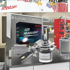 <span class=keywords><strong>MICOTA</strong></span> Nuevo Faro LED de Alta Potencia Súper Brillante G25 H1 H3 H4 H7 H11 9005 9006 880 881 12-32V 100W 6500K 10000lm para - Product Image 3