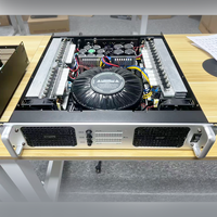 Amplificateur de puissance audio professionnel 3 canaux (800W X 2) + Subwoofer 1200W, adapté aux DJ de scène.