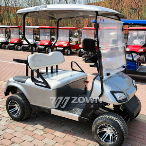 Carrito de golf eléctrico de 2 plazas al por mayor de fábrica para resort, hotel, granja, patrulla, colores personalizados, precio de fábrica - Product Image 5