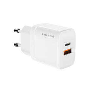 <span class=keywords><strong>Chargeur</strong></span> rapide 30W PD QC3.0 double port, mini format, prise EU/US/UK, <span class=keywords><strong>chargeur</strong></span> de téléphone pour <span class=keywords><strong>iPhone</strong></span> 15 Samsung S24 - Product Image 1