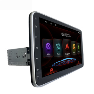 Lecteur Android de voiture universel 10.1 pouces <span class=keywords><strong>360</strong></span> Rotation One Din avec écran IPS BT Carplay Android Auto Swc Mirror Link - Product Image 1
