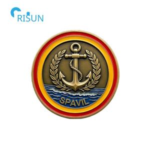 Monedas Conmemorativas Personalizadas con la Bandera Española, Recuerdos de las Fuerzas Veteranas, Medallón Personalizado, Moneda de Desafío de España - Product Image 4