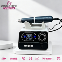 Machine à ongles puissante 80W, 45000 tr/min, couple élevé, lime à ongles électrique avec support de forets intégré pour kits de manucure et fournitures d'onglerie