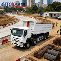 Экономичный самосвал Sinotruk Howo 8x4 с низким расходом топлива для строительства дорог в Африке