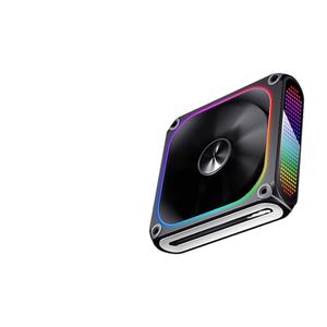 Ventilateur <span class=keywords><strong>AIGO</strong></span> avec écran matriciel de pixels, animation personnalisable, cadre en aluminium avec ventilateur de dissipation thermique pour boîtier d'ordinateur - Product Image 2
