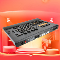 JIUAN MA2 Komut Kanalı Profesyonel Sahne Aydınlatma Konsolu Kontrol Cihazı, DMX512 RGB Aydınlatma 2048 Parametre 512W Maksimum Yük