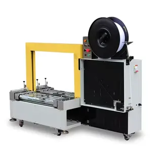 Fully Electric low platform automatic strapping machine PP band packing machine for box carton packing made in China