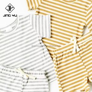Ropa Infantil al por Mayor, Conjunto de Verano Informal de Algodón para Niños Pequeños, Camiseta y Pantalones Cortos, Conjuntos de 2 Piezas para Niños - Product Image 2