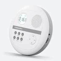 Mini REPRODUCTOR DE CD de audio portátil retro, reproductor de MP3 con altavoces HIFI, Conector de auriculares, función de tarjeta USB TF, reproductor de CD portátil
