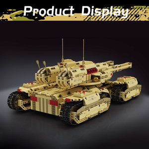 Moule King 20011S 3445PCS Militaire Serie Mammoth Tank Véhicule Blindé Briques Modèle Technique Jouet Éducatif Festival Cadeau - Product Image 3