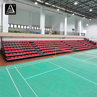 Tribune télescopique rétractable pour terrain de basketball intérieur intelligent, système de sièges escamotables pour gymnase