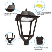 Lampadaire LED extérieur BBIER US STOCK 30W 50W 75W 100W 120W 150W pour jardin, parc, route et zone publique