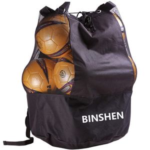 สายคล้องไหล่ปรับได้ Drawstring ฟุตบอลฟุตบอลความจุขนาด<span class=keywords><strong>ใหญ่</strong></span>ตาข่ายถุงเก็บฟุตบอลบาสเกตบอลกระเป๋าพกพาขนาดใหญ่ - Product Image 2