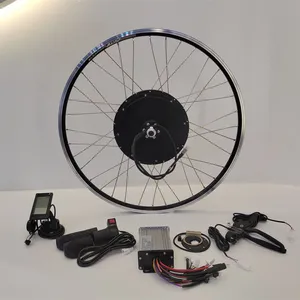 Hot Sell 36V 350W 48V 500W 750W 26inch Rear Gearless Spoke Hub Motor S830 Meter Electric Bicycle Parts DIY Ebike Conversion Kits