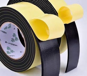 <b>Eva</b> Black and White Strong Cushioning Shockproof Single Side Sponge Foam Sealing Tape - Product Image 4