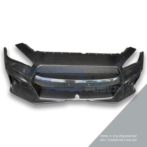 Car Accessories For 2014-2017infiniti Q50 V37 Skyline 400r Kouki Bitz R-Concept Style Honeycomb Carbon Fiber Front Bumper - Product Image 3