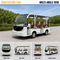 Bus touristique adapté aux sites touristiques, bus électrique de grande capacité pour les grands sites touristiques