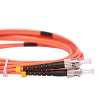 Câble de raccordement MPO en fibre optique multimode OM2, duplex ST-UPC-ST-UPC, longueur personnalisable de 1m à 70m, pour FTTH
