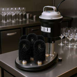 Lavavasos Eléctrico para 1200 Copas con 5 Barras de Cepillado para Limpiar Copas de Vino - Product Image 2