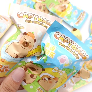 Gomme à effacer Capybara en sachet surprise, dessin animé, détachable et assemblable, pour enfants, fournitures scolaires - Product Image 4