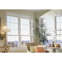 Ventanas de diseño francés Ventanas abatibles de aluminio de alta calidad 4*4 Australia Estilo francés y puertas Arco de vidrio Puertas francesas Ventana