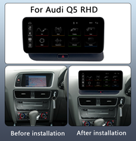 Système intelligent d'autoradio avec écran tactile, navigation GPS, CarPlay sans fil et Android Auto pour Audi Q5 8R 2009-2016, lecteur vidéo de voiture, système stéréo, Linux 12.3