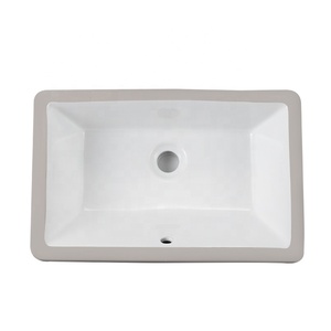 Lavabo de salle de bain rectangulaire moderne en céramique, à poser <span class=keywords><strong>sous</strong></span> comptoir, pour exportation, économique, pour <span class=keywords><strong>meuble</strong></span> - Product Image 2