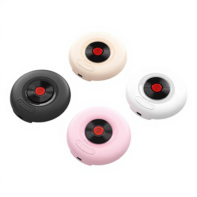 New Arrival Private Mold Pillow for Speaker Mini Soundbox Disc Wireless Home Dormitory Music White Noise Built-in Mic