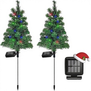 Luci Solari <span class=keywords><strong>LED</strong></span> da Esterno IP65 Impermeabili a Forma di Albero di Natale con Picchetto per <span class=keywords><strong>Giardino</strong></span> e Patio - Product Image 1