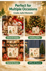 Boîte de calendrier de l'avent de Noël personnalisée avec 24 compartiments, emballage cadeau de Noël avec impression de logo pour les promotions saisonnières - Product Image 5