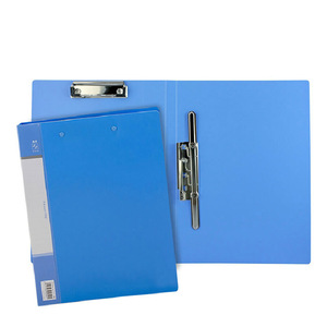 Deli <b>A4</b> <b>File</b> <b>Folder</b> Long Clamp Clip Blue Office Organizer Paper Material - Product Image 5