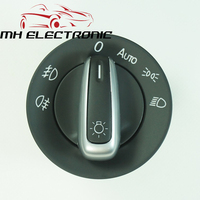 MH électronique pour Volkswagen VW Golf & jetta MK Tiguan Caddy Sharan Passat Polo Chrome antibrouillard phare interrupteur 3C8 941 431C