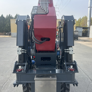 מנוף זחלילי דיזל ZMT P-1033 בעל כושר הרמה של <span class=keywords><strong>3</strong></span> טון עם סיבוב 360 מעלות, נייד, מיני, גובה הרמה 30.5 מטר, מתאים לגגות, בעל תקן CE - Product Image 6