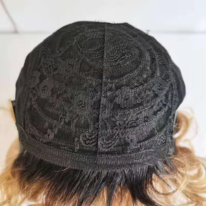 Parrucca lunga lunga <span class=keywords><strong>da</strong></span> donna con onde profonde ricciolente in pizzo con capelli umani trasparenti in pizzo brasiliano Color capelli stile <span class=keywords><strong>Jerry</strong></span> ricciolo - Product Image 6