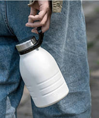 Bouteille thermos en acier inoxydable ml, grande capacité, pour sport en plein air, bouteille avec grand ventre, pour hommes et femmes - Product Image 4