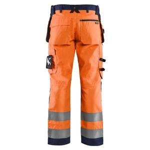 BLAKLADER - 156818115389D124 Pantalones artesanos de alta visibilidad naranja/Azul Marino-EAN 7330509402900 ROPA DE TRABAJO DE 2017 - Product Image 3