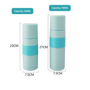 Thermos à Yerba Mate 500ML/700ML avec couvercle filtrant, double paroi, isolation sous vide, spécialement conçu pour l'utilisation avec une gourde à maté - Product Image 3