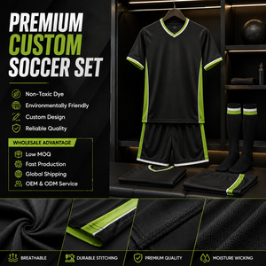 Fornitore OEM/ODM di Abbigliamento per Squadre di Calcio |   Set Personalizzati di Maglie e Pantaloncini per Club per Acquirenti in Tutto il Mondo (Basso MOQ Cina) - Product Image 2