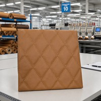 Rouleau de tissu en cuir PU matelassé diamanté personnalisé, cuir synthétique gaufré 3D pour sacs, canapés, sièges de voiture et meubles
