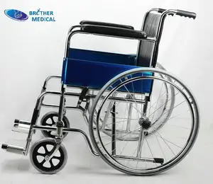 Sağlık ekipmanları katlanır taşınabilir tekerlekli sandalye tekerlekli sandalye fiyat için engelli