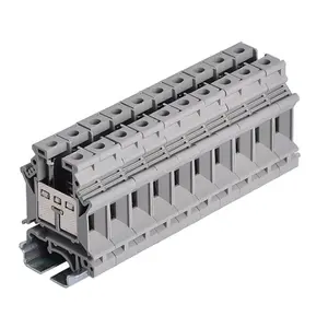 Luk Din Rail Schroef Push In Terminal Blok, Luk 3n 5n 10n 35n Din Rail Gemonteerd Terminal Blok