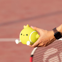 Balle de tennis rechargeable par USB Silicone Timing blanc chaud Clap Light