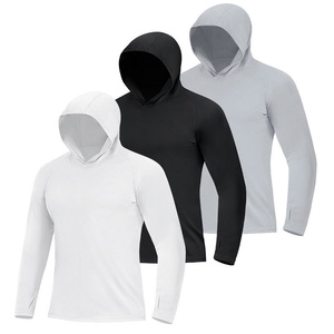 Sweat-shirt à capuche pour <span class=keywords><strong>homme</strong></span>, été, uni, séchage rapide, anti-<span class=keywords><strong>UV</strong></span>, coupe ajustée, taille XL, pour activités de plein air, plage, randonnée, alpinisme, pêche, UPF50+ - Product Image 1