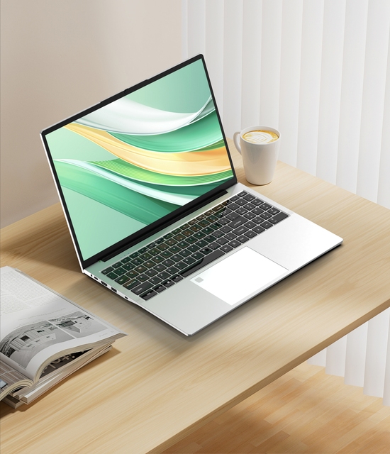 2025 New Wholesale US 16 Inch Portable Intel N95 Quad Core Laptop Win 11 Business English Keyboard 4GB DDR4 SSD RAM